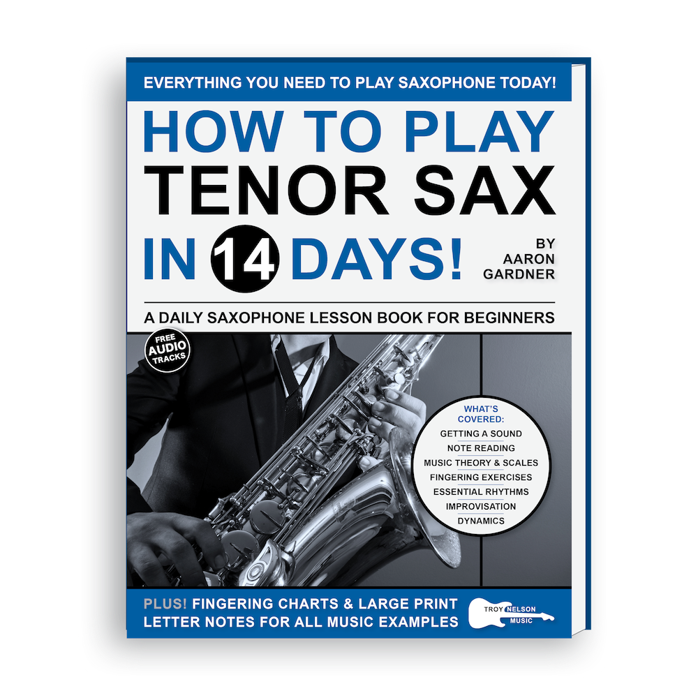 Image of a Saxophone on a Book Cover