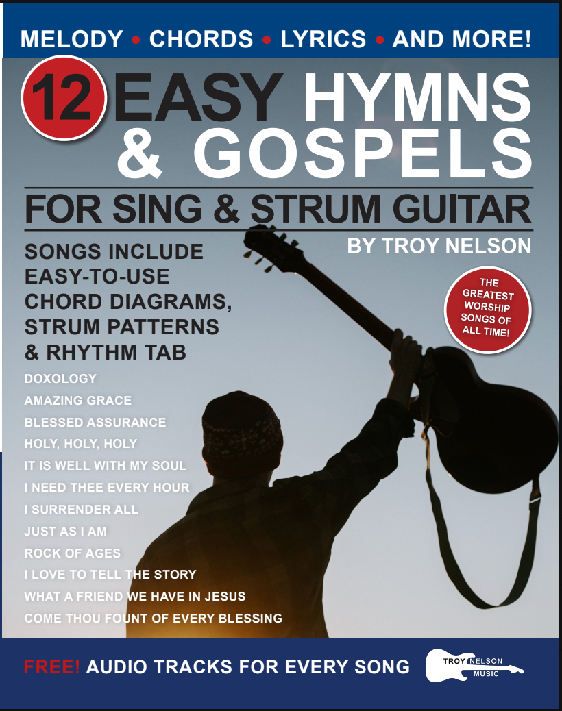 12 Easy Hymns and Gospels for Sing & Strum Guitar