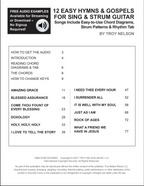 12 Easy Hymns and Gospels for Sing & Strum Guitar