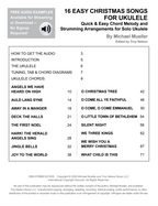 16 Easy Christmas Songs for Ukulele: Quick & Easy Chord Melody & Strumming Arrangements for Solo Ukulele