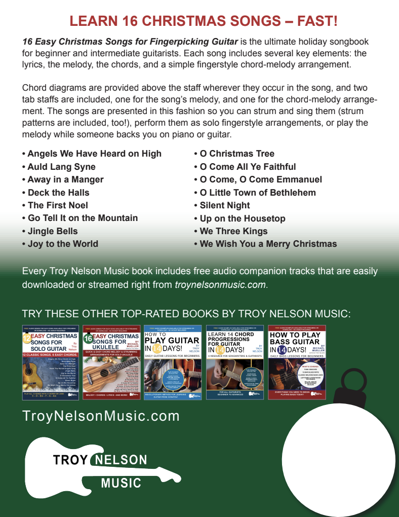 16 Easy Christmas Songs for Fingerpicking Guitar