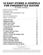 16 Easy Hymns and Gospels for Fingerstyle Guitar