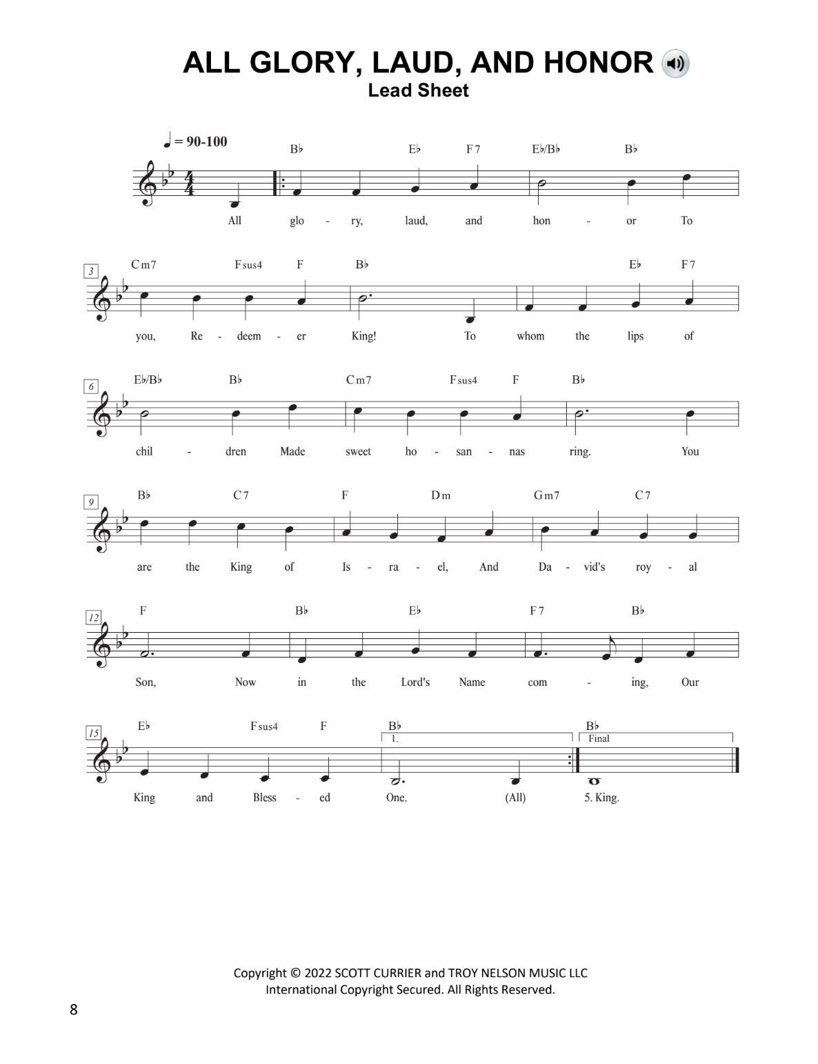 16 Easy Hymns for Solo Piano, Volume 1