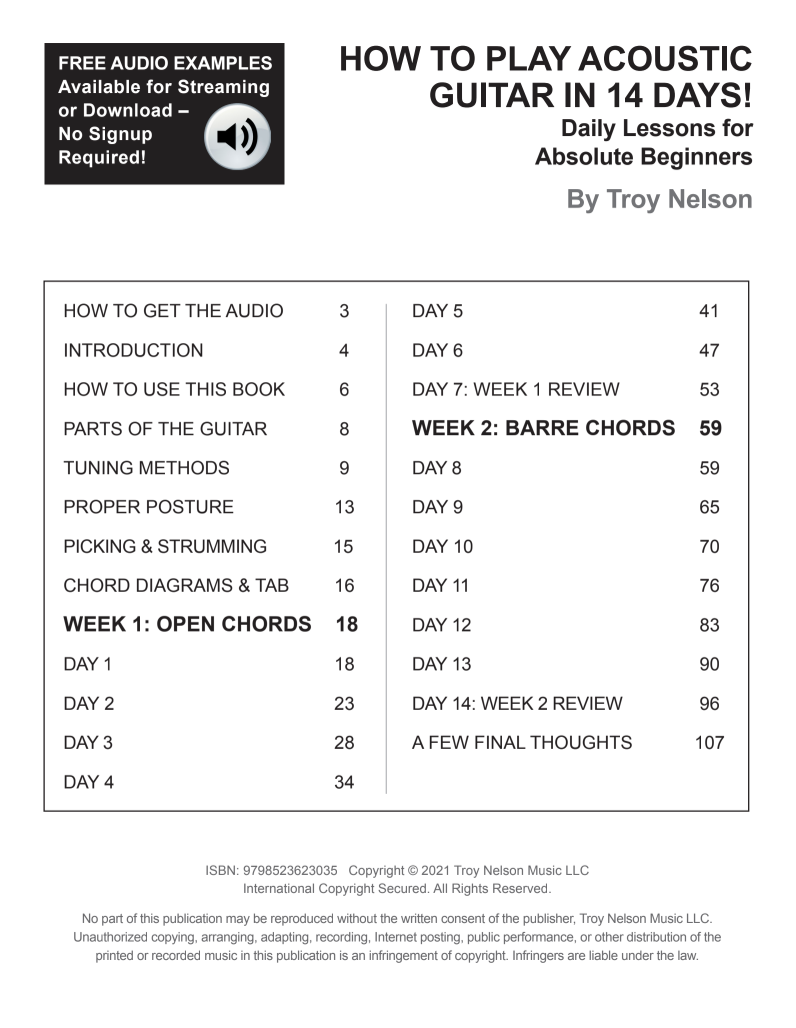 How to Play Acoustic Guitar in 14 Days