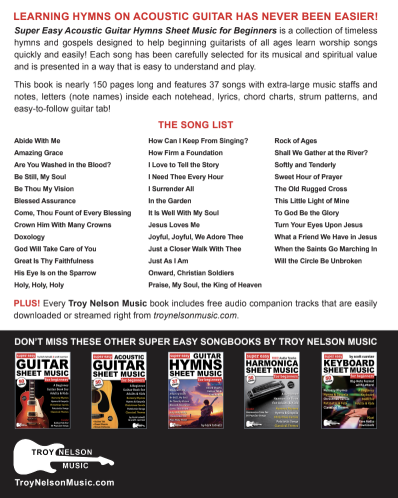 Super Easy Acoustic Guitar Hymns Sheet Music
