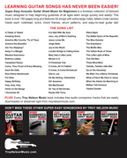 Super Easy Acoustic Guitar Sheet Music