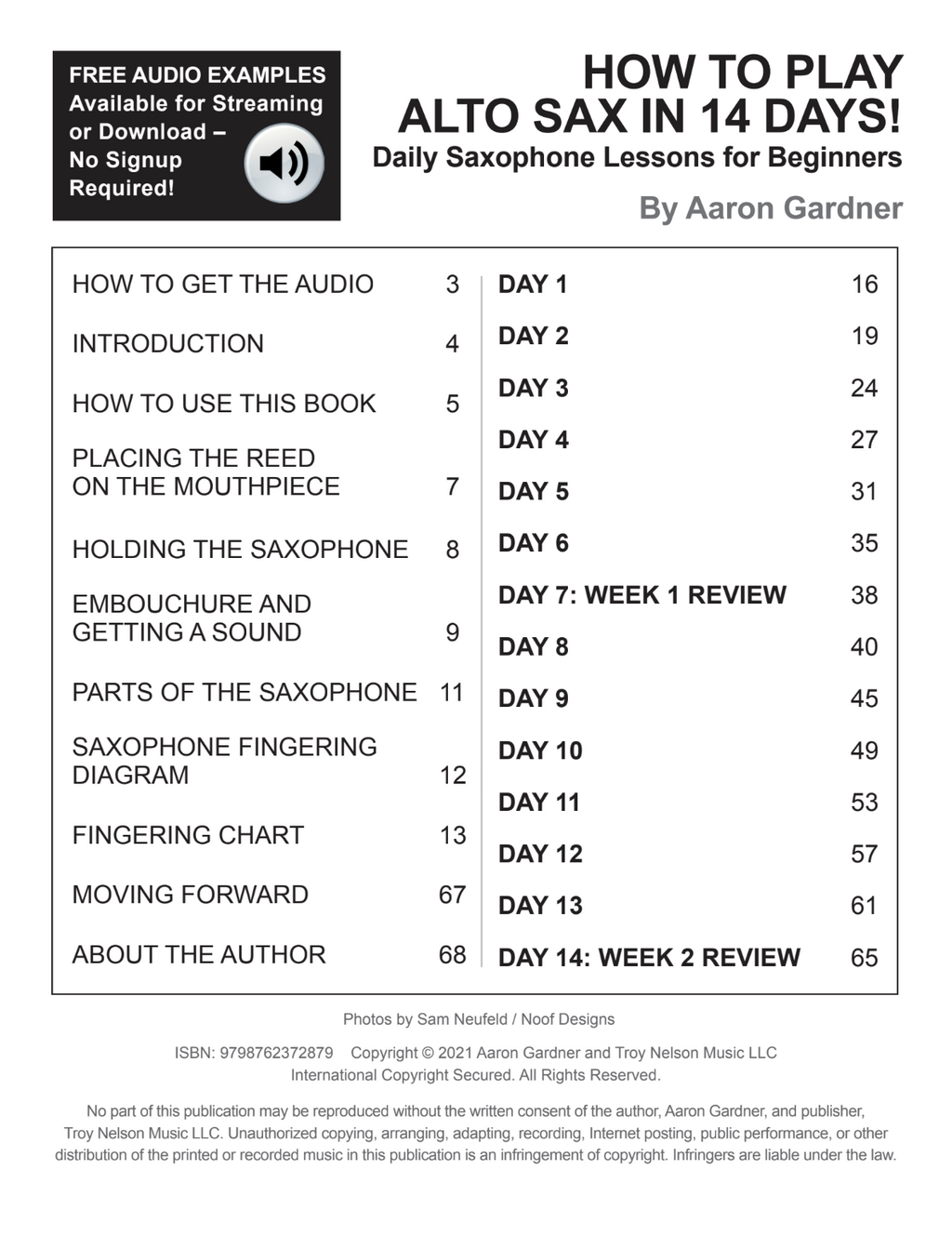 How to Play Alto Sax in 14 Days