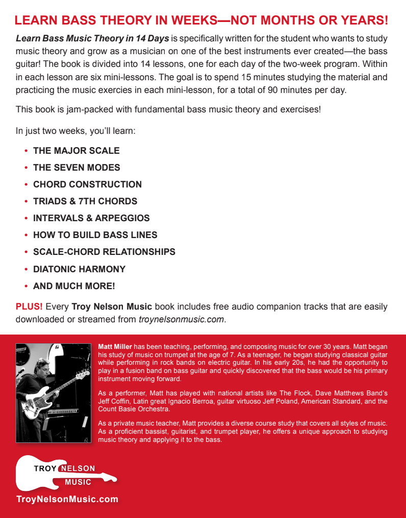 Learn Bass Music Theory in 14 Days