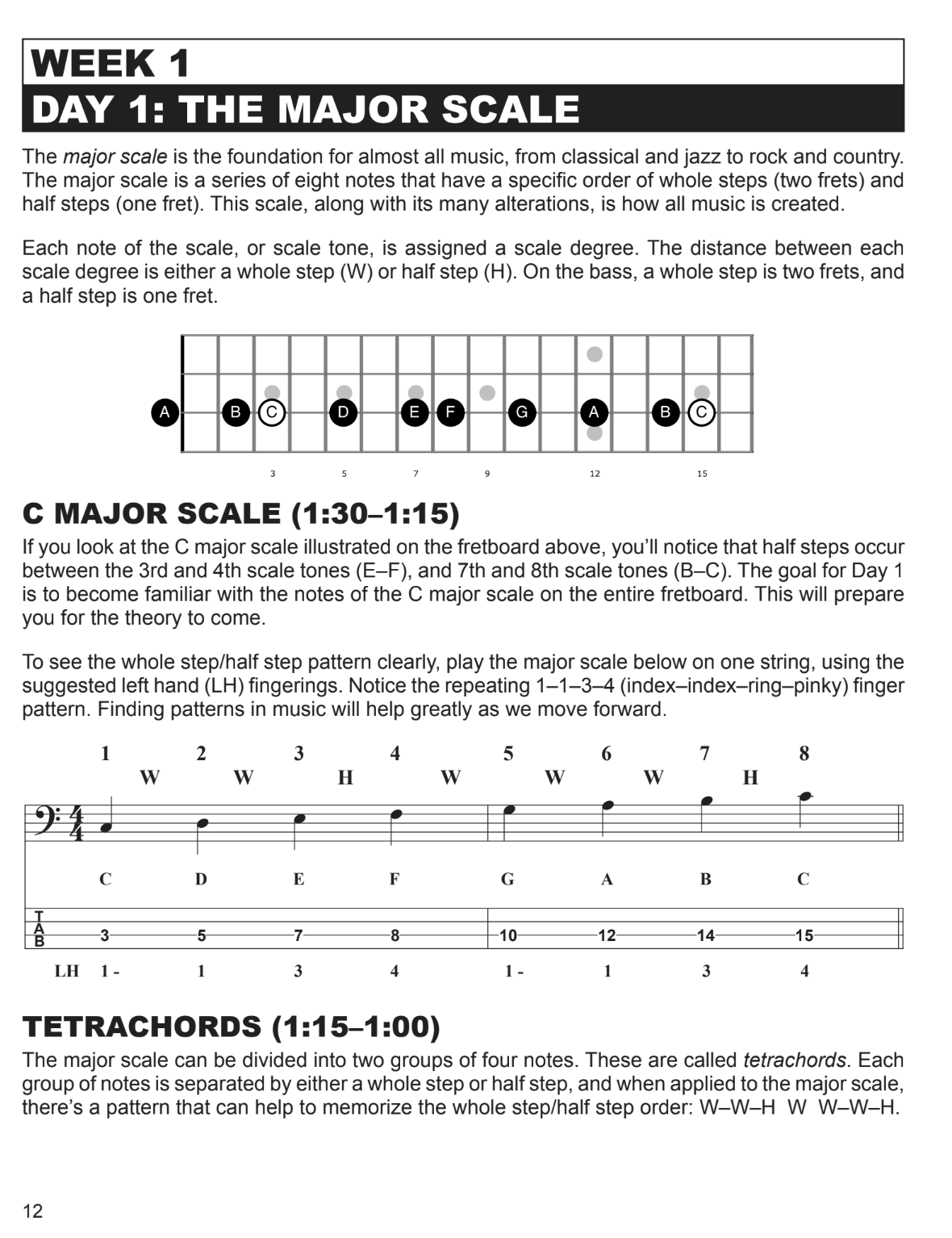 Learn Bass Music Theory in 14 Days