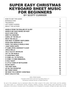 Super Easy Christmas Keyboard Sheet Music