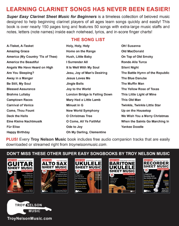 Super Easy Clarinet Sheet Music