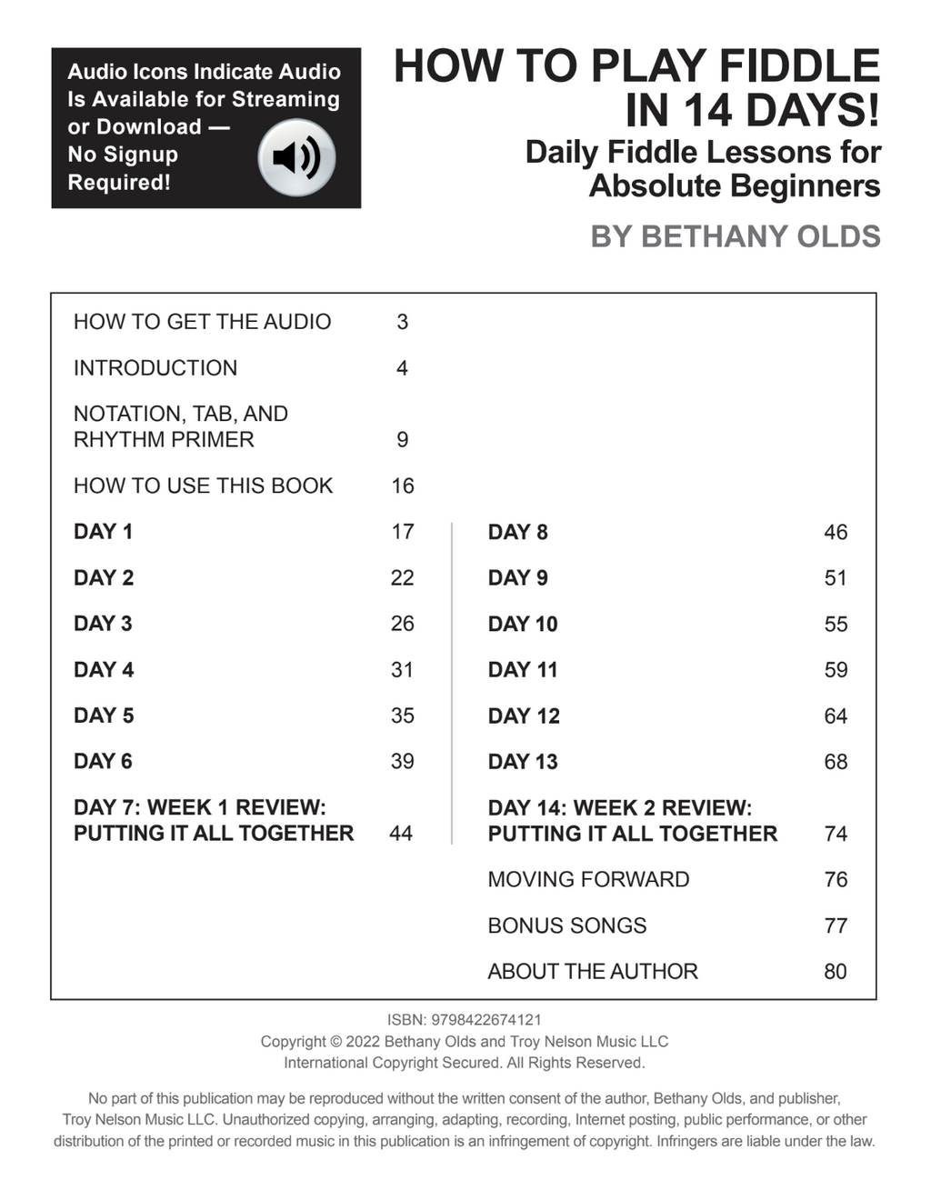 How to Play Fiddle in 14 Days