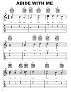 Super Easy Guitar Hymns Sheet Music