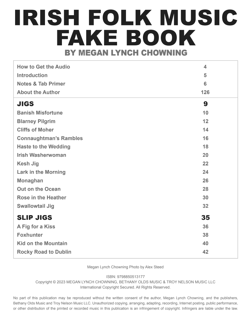 Irish Folk Music Fake Book