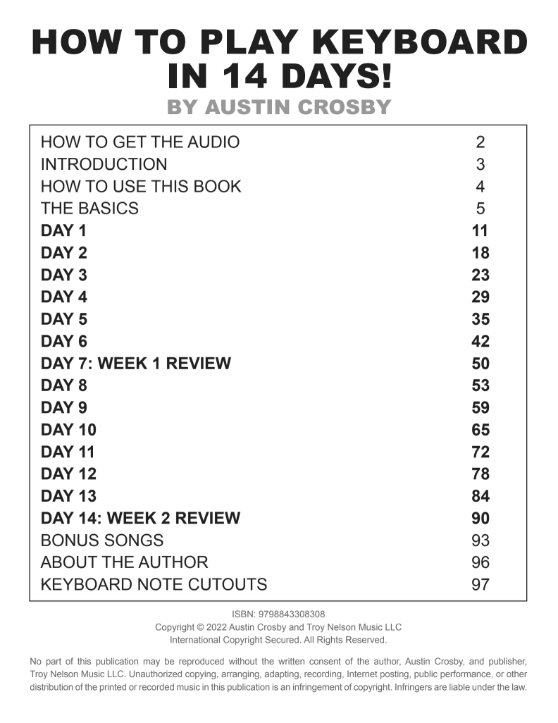 How to Play Keyboard in 14 Days