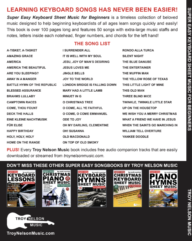 Super Easy Keyboard Sheet Music