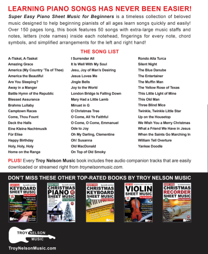 Super Easy Piano Sheet Music