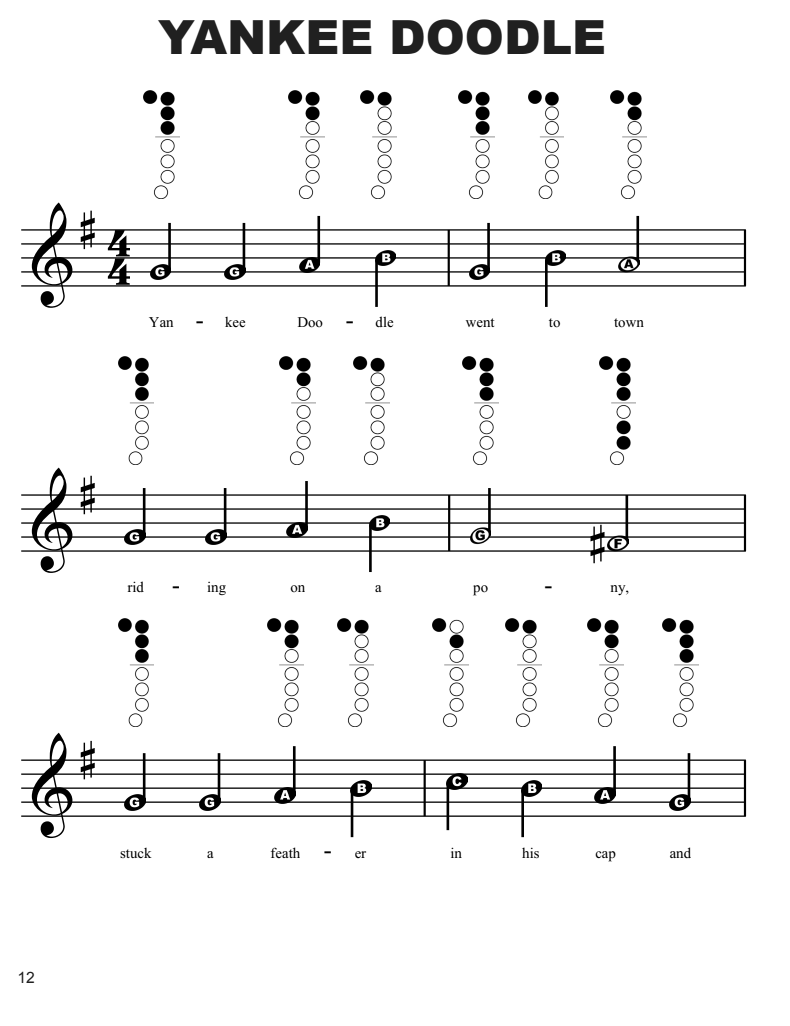 Super Easy Recorder Sheet Music