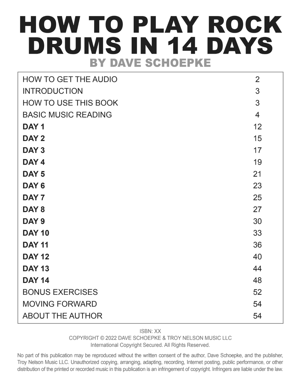 How to Play Rock Drums in 14 Days