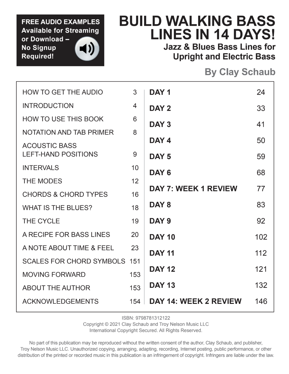 Build Walking Bass Lines in 14 Days