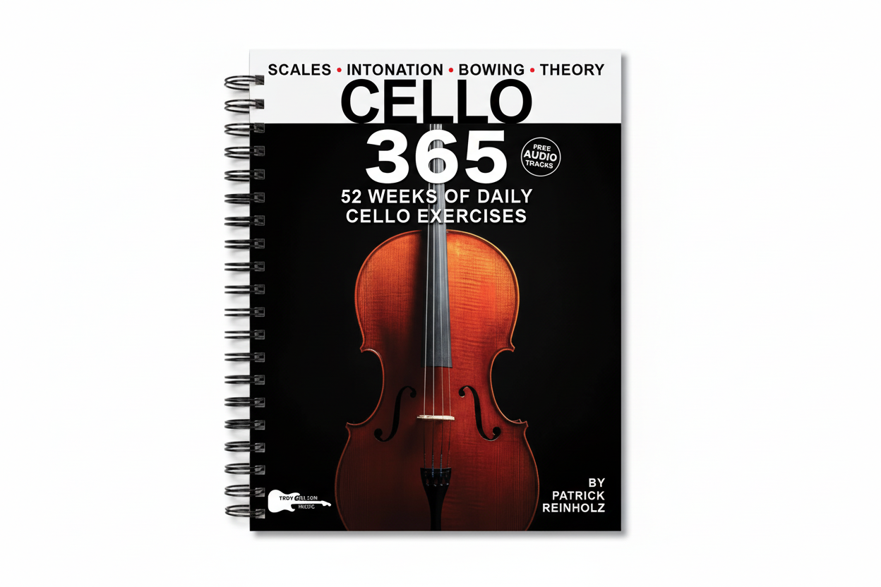 Image of a Cello on a Book Cover
