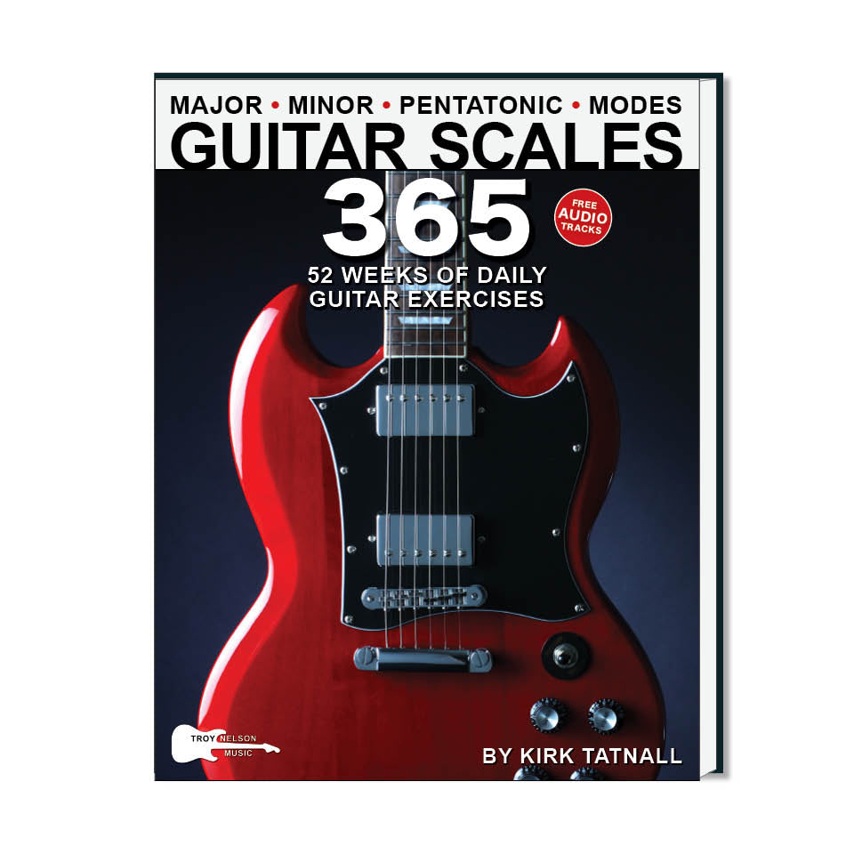 Image of a guitar on a book cover