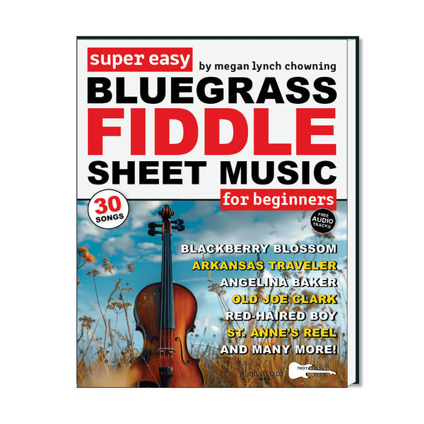 image of Super Easy Bluegrass Fiddle Sheet Music book cover