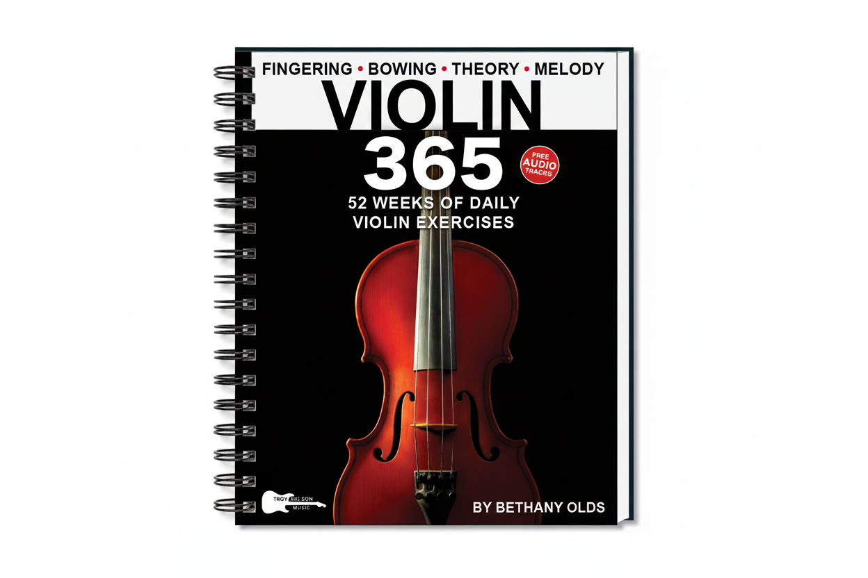 Image of Violin on a Book Cover