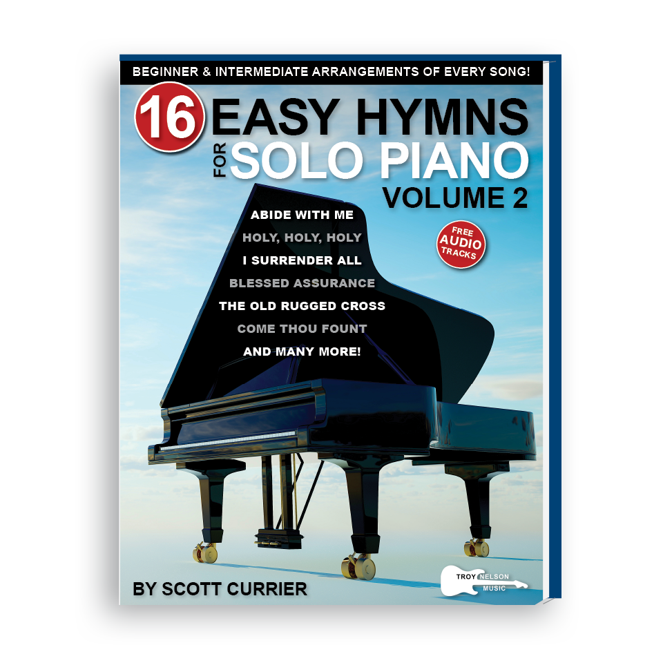 piano hymn volume 2 book cover with piano image