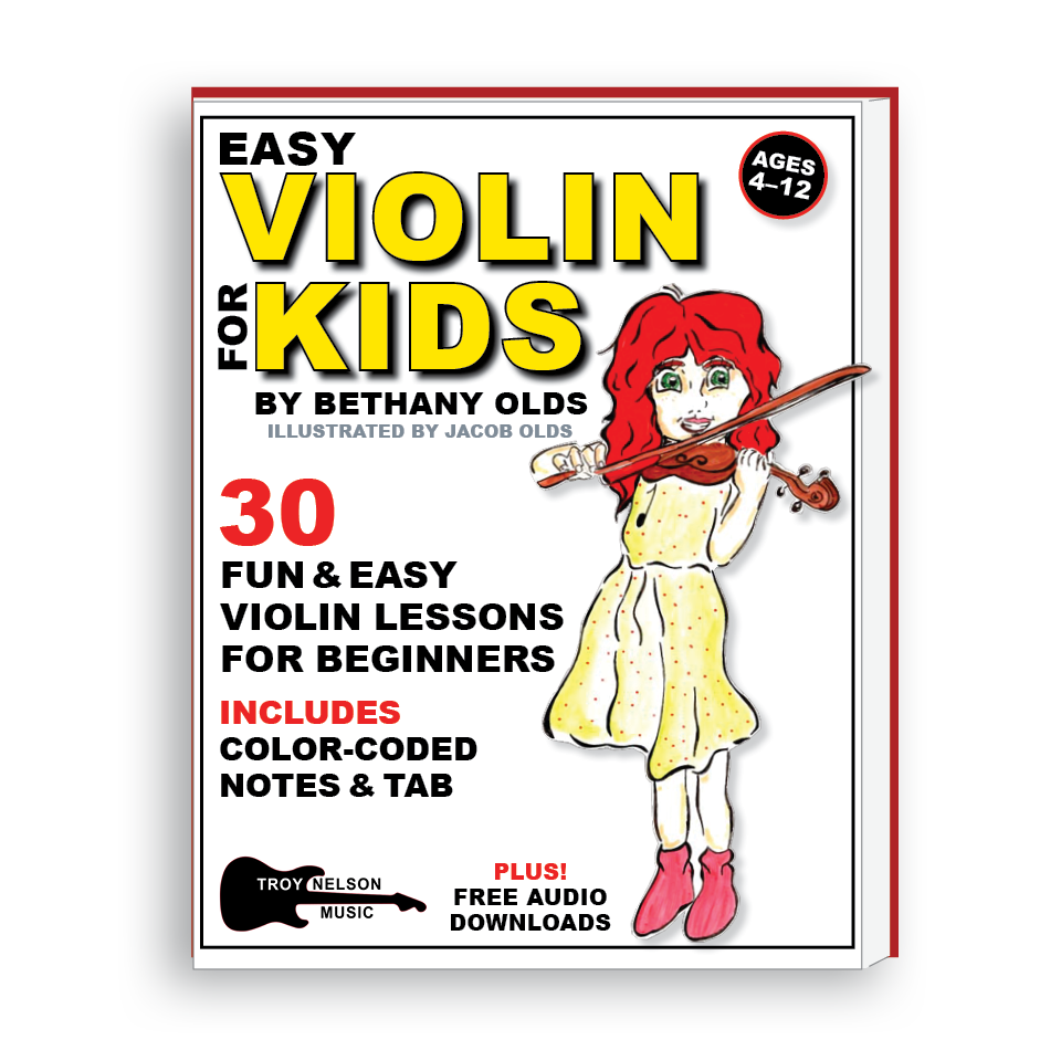 Image of a kid playing Violin on a Book Cover