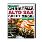 Image of Alto Sax with Christmas Decorations on a Book Cover